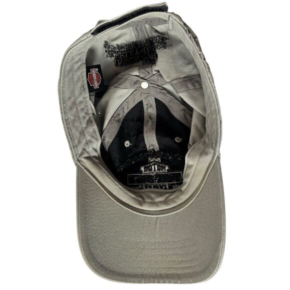 HARLEY DAVIDSON Hat Ketchikan Alaska Inside Passage Gray Baseball Embroidered - Picture 4 of 8